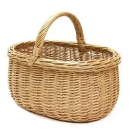 BYKURV  RØDPIL OVAL - 